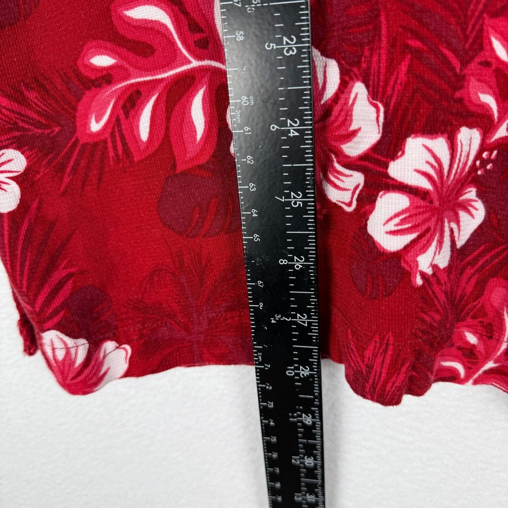 Arkansas Razorbacks‎ Hawaiian Shirt Mens Large Floral Camp Collar Embroidered - Picture 6 of 7